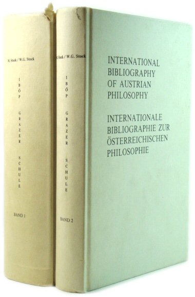 International Bibliography on Austrian Philosophy/Internationale Bibliographie zur Osterreichischen Philosophie (Two Volume set)