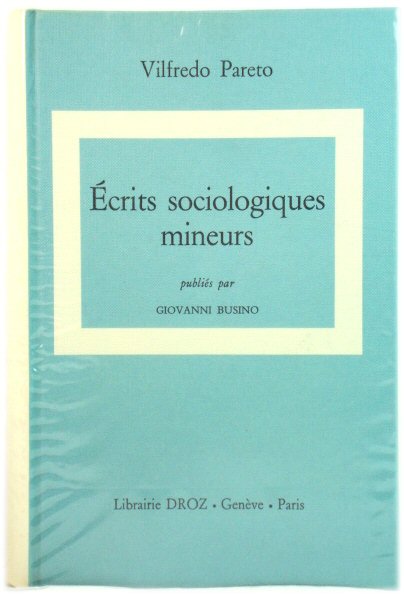 Ecrits sociologiques mineurs