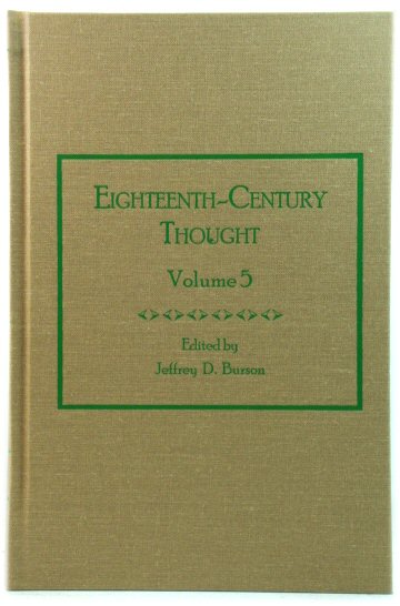 Eighteenth-Century Thought: Volume 5