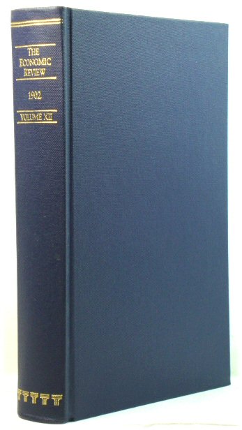 The Economic Review: Volume XII, 1902