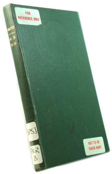 Analysis, Volume 28, 1967-1968