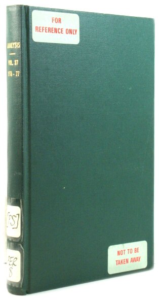 Analysis, Volume 37, 1976-1977