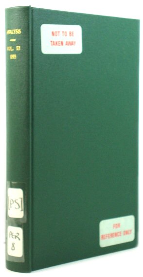 Analysis, Volume 53, 1993