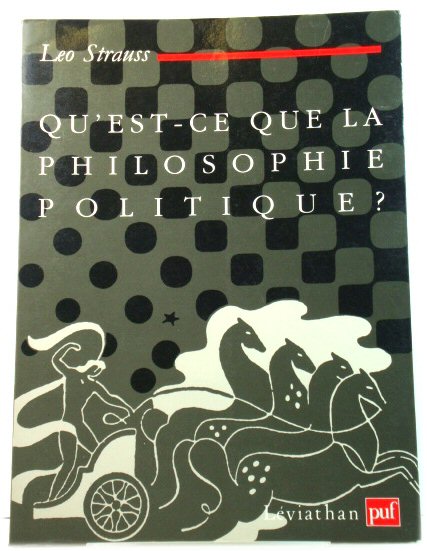 Qu'est-ce que la philosophie politique