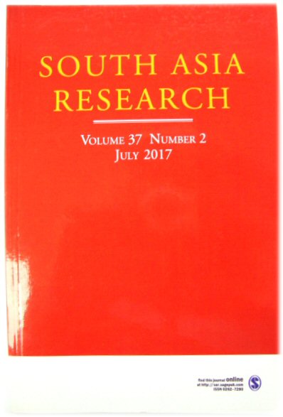 South Asia Research, Vol. 37, No. 2, July 2017