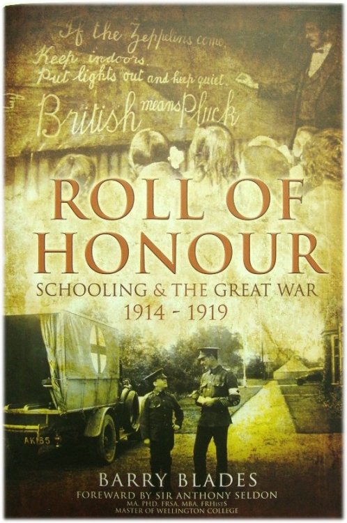 Roll of Honour: Schooling and the Great War 1914-1919