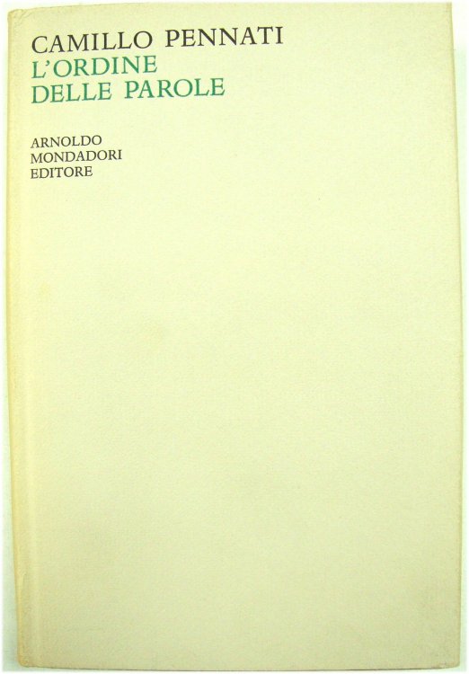 L'Ordine Delle Parole 1957-1963
