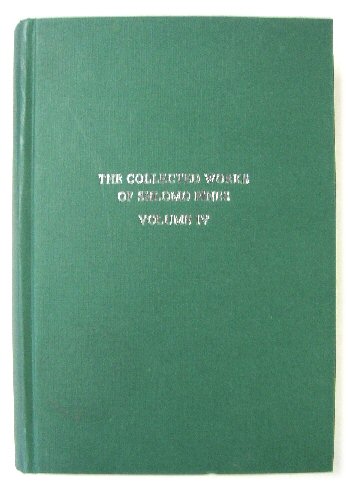 Studies in the History Religion (The Collected Works of Shlomo Pines Volume IV)