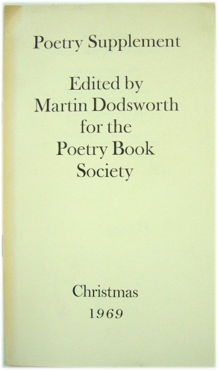 Poetry Supplement: Christmas 1969