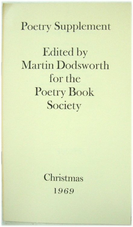 Poetry Supplement: Christmas 1969