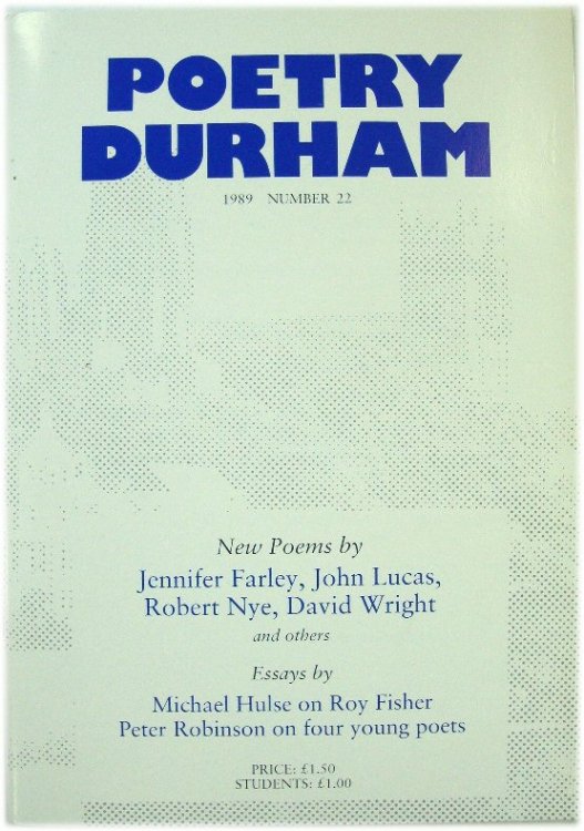 Image for Poetry Durham: 1989 Number 22 Poetry Durham: 1989 Number 22