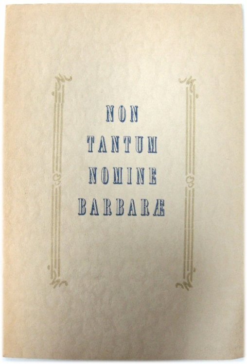 Non Tantum Nomine Barbarae