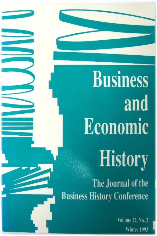 Business and Economic History: The Journal of the Business History Conference; Volume 22. No. 2 Winter 1993
