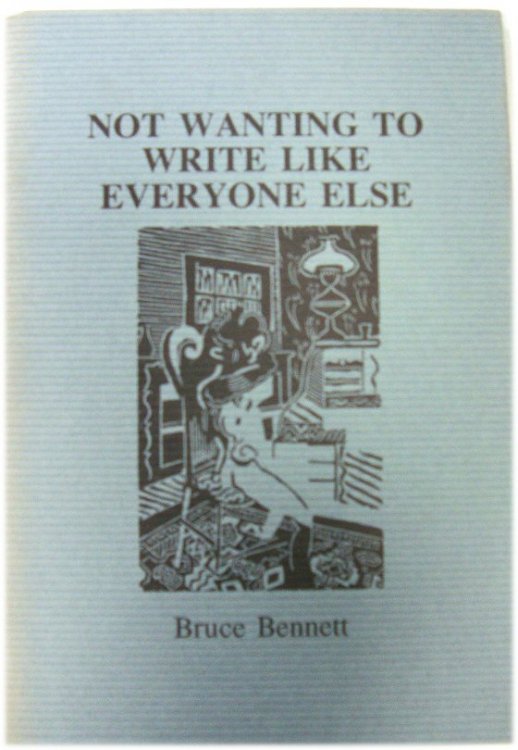 Not Wanting to Write Like Everyone Else