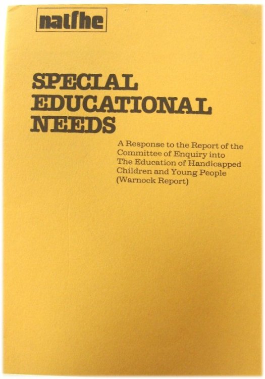 Special Educational Needs: A Response to the Report of the Committee of Enquiry into The Education of Handicapped Children and Young People (Warnock Report)
