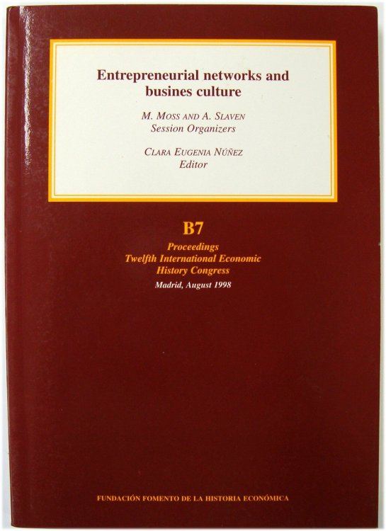 Entrepreneurial Networks and Business Culture