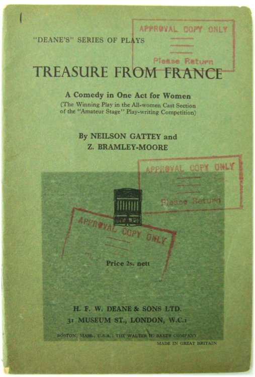 Treasure from France: A Comedy in One Act for Women