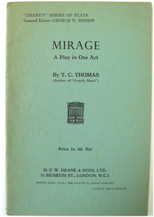 Mirage: A Play in One Act
