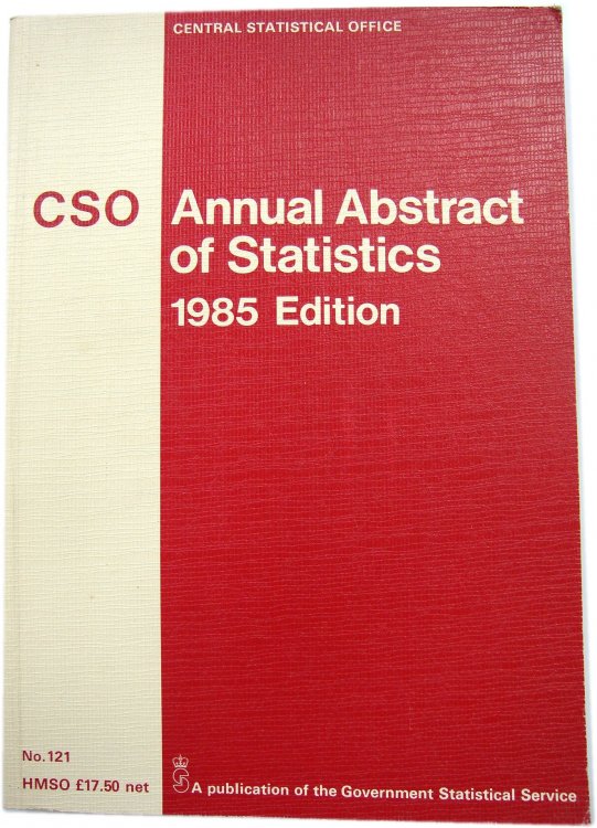 Annual Abstract of Statistics No. 121, 1985 Edition
