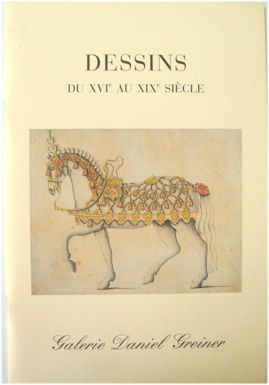 Dessins Du XVIe Au XIXe SIECLE: Catalogue 1997