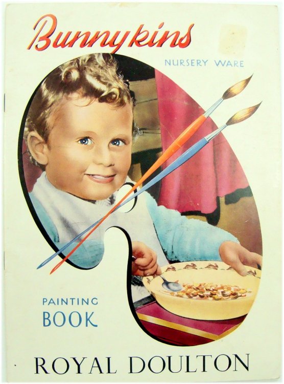 Royal Doulton Bunykins Nursery Ware Painting Book