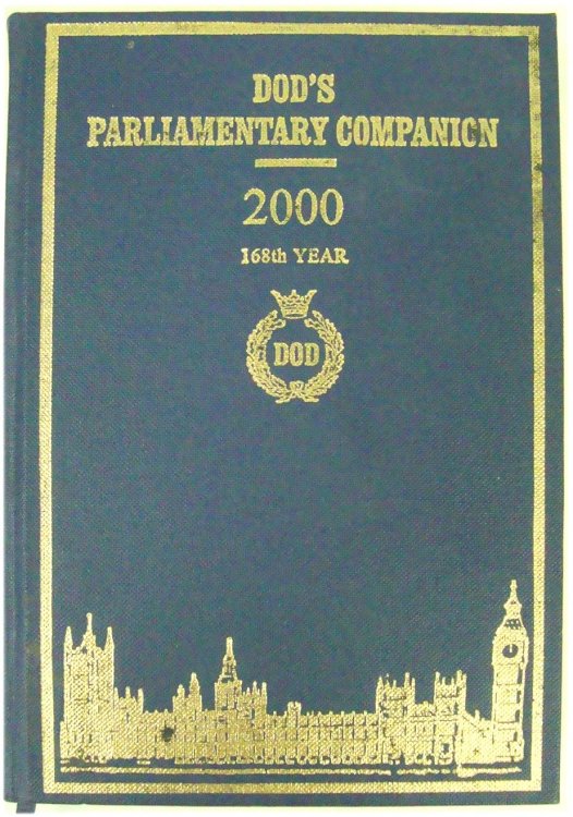 Dod's Parliamentary Companion 2000, 168th Year