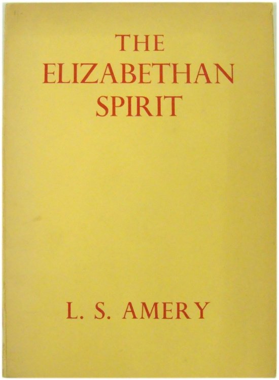 The Elizabethan Spirit: Presidential Address Delivered to the Devonshire Association at Bideford, June 1948