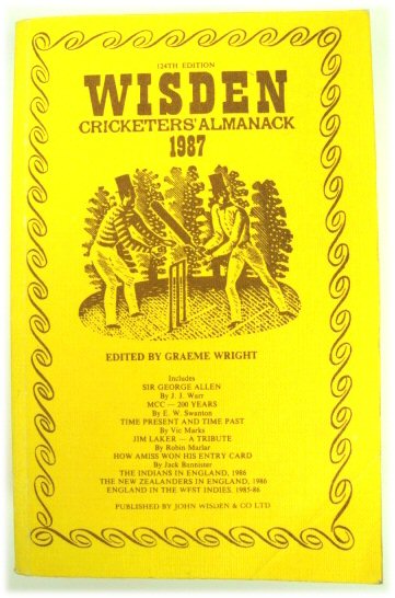 Wisden Cricketers' Almanack 1987, 124th Edition