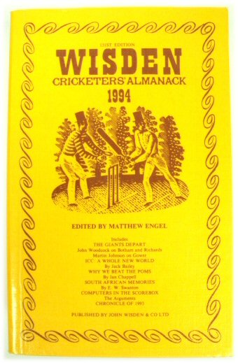 Wisden Cricketers' Almanack 1994, 131st Edition