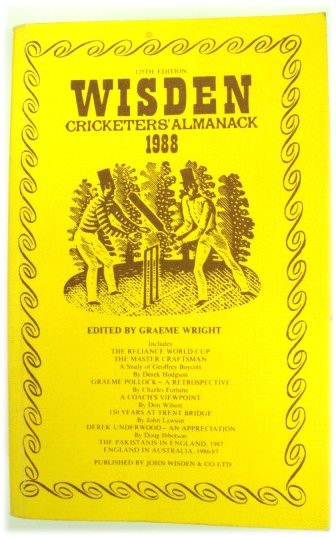 Wisden Cricketers' Almanack 1988, 125th Edition