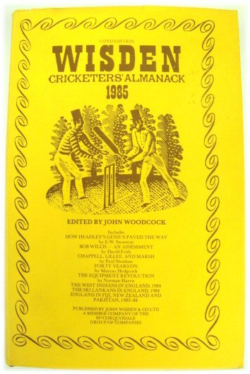 Wisden Cricketers' Almanack 1985, 122nd Edition