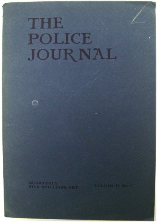 The Police Journal: Volume II No. 3