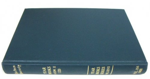 Year Books of Edward II: Vol. XXVII, 14 Edward II - Michaelmas 1320