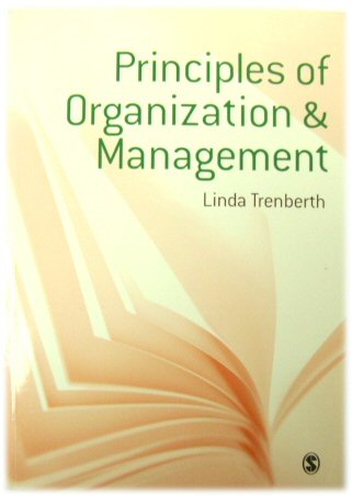 Principlies of Organization and Management