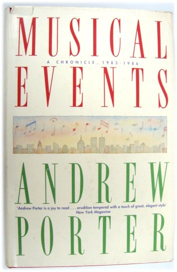Muscial Events: A Chronicle, 1983-1986