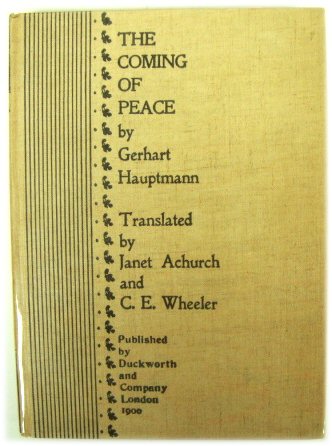 The Coming of Peace (A Family Catastrophe)