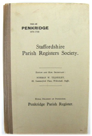 Penkridge Church Register 1575-1735