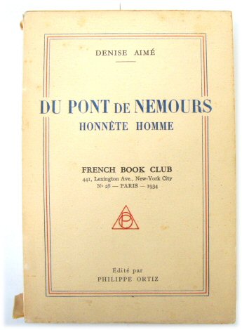 Du Pont De Nemours: HONNETE Homme