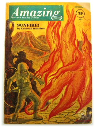 Sunfire! (Amazing Stories Fact and Science Fiction) Vol. 36, No.9