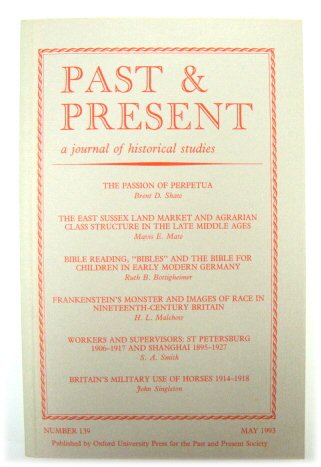Past & Present: A Journal of Historical Studies - Number 139, May 1993