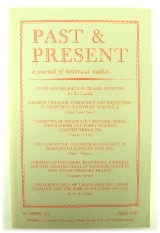 Past & Present: A Journal of Historical Studies - Number 151, May 1996
