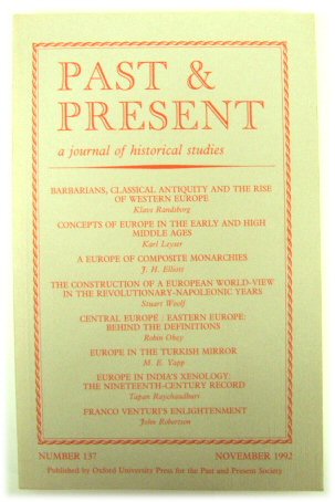Past & Present: A Journal of Historical Studies - Number 137, November 1992