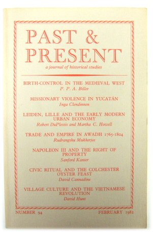 Past & Present: A Journal of Historical Studies - Number 94, February 1982
