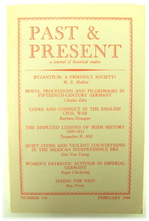 Past & Present: A Journal of Historical Studies - Number 118, February 1988
