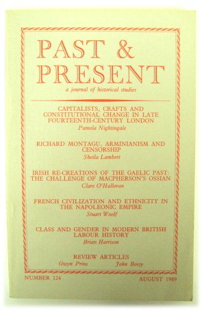 Past & Present: A Journal of Historical Studies - Number 124, August 1989