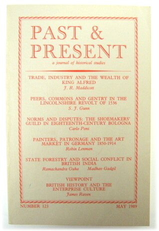 Past & Present: A Journal of Historical Studies - Number 123, May 1989