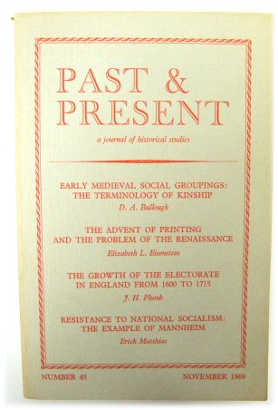 Past & Present: A Journal of Historical Studies - Number 45, November 1969