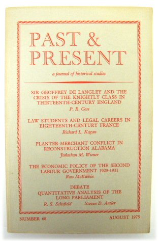 Past & Present: A Journal of Historical Studies - Number 68, August 1975