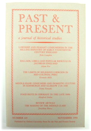 Past & Present: A Journal of Historical Studies - Number 145, November 1994