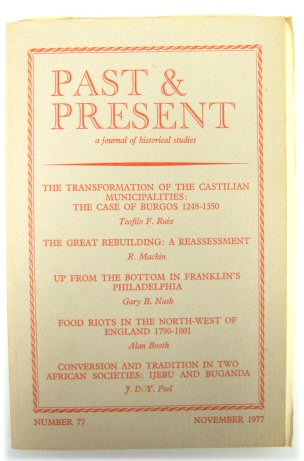Past & Present: A Journal of Historical Studies - Number 77, November 1977